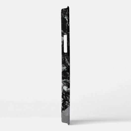 Cool Trendy Black Marble Case-Mate iPhone Case (Achterkant / Rechts)