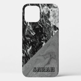 Cool Trendy Black Marble Case-Mate iPhone Case