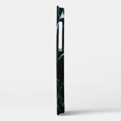 Cool Trendy Black Marble Hoesje-Mate iPhone Case (Achterkant / Links)