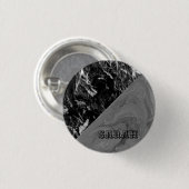 Cool Trendy Black Marble Ronde Button 3,2 Cm (Voorkant /achterkant)