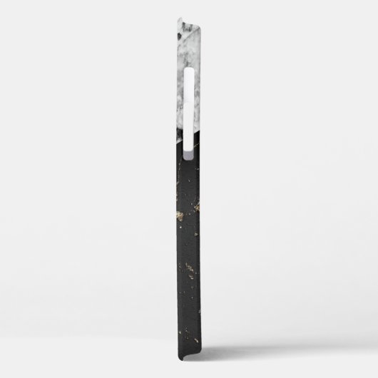 Cool Trendy Black White Marble Case-Mate iPhone Case (Achterkant / Links)