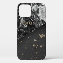 Cool Trendy Black White Marble Case-Mate iPhone Case
