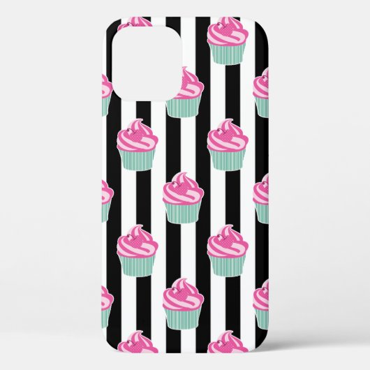 Cool Trendy Bleck en Withe Case-Mate iPhone Case (Achterkant)