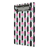 Cool Trendy Bleck en Withe, Cup Cakes Mini Klembord (Angled2)