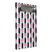 Cool Trendy Bleck en Withe, Cup Cakes Mini Klembord (Schuin)