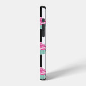 Cool Trendy Bleck en Withe iPhone Hoesje (Linkerkant)