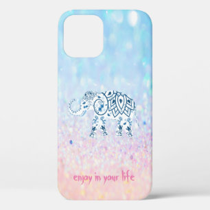 Cool Trendy Bokeh Elephant Case-Mate iPhone Case