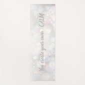 Cool Trendy Bokeh - Je Creëer je eigen kalm Yogamat (Voorkant)