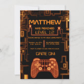 Cool Trendy Boy Console Controller Gamer Verjaarda Kaart (Voorkant)