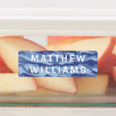 Cool Trendy Camouflage Moderne Persoonlijke Naam Labels (Aangebracht)