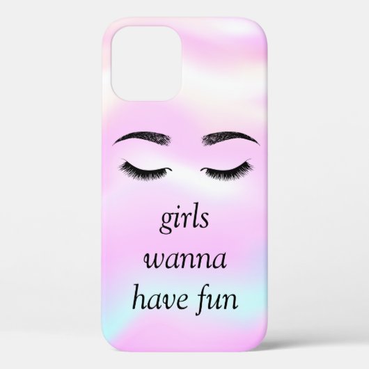Cool Trendy Faux Lashes Chromatic Hoesje-Mate iPho Case-Mate iPhone Case (Achterkant)