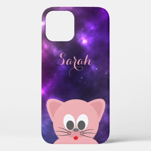 Cool Trendy Galaxy Hoesje-Mate iPhone Case (Achterkant)