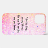 Cool Trendy Glitter Hoesje-Mate iPhone Case (Achterkant (horizontaal))