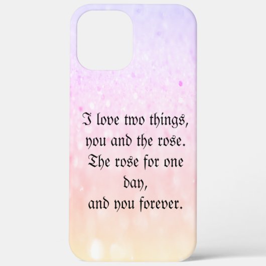 Cool Trendy Glitter Hoesje-Mate iPhone Case (Achterkant)