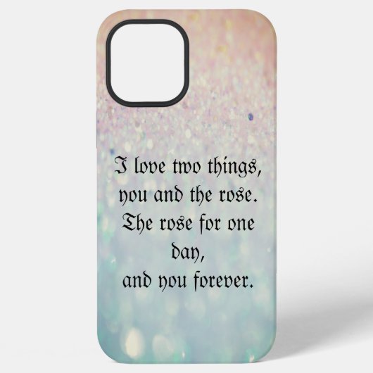 Cool Trendy Glitter iPhone Hoesje (Achterkant)