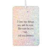 Cool Trendy Glitter Luchtverfrisser (Voorkant)