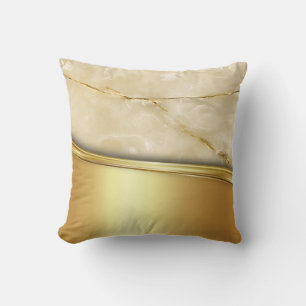 Cool Trendy Gold Marble Kussen
