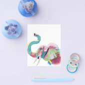 Cool Trendy Kleurrijke Olifant Flyer (Enkel)