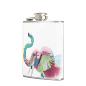 Cool Trendy Kleurrijke Olifant Heupfles (Links)
