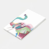 Cool Trendy Kleurrijke Olifant Post-it® Notes (Schuin)