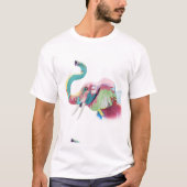 Cool Trendy Kleurrijke Olifant T-shirt (Voorkant)