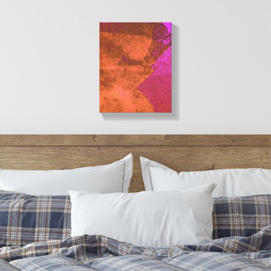 Cool trendy Madrid Abstract modern design Canvas Afdruk (Insitu (Slaapkamer))