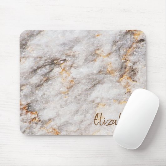 Cool Trendy, marble Granite Stone Muismat (Met muis)
