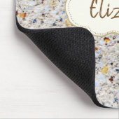 Cool Trendy, Marmer, Stenen Frame - Persoonlijk Muismat (Hoek)