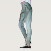 Cool trendy marmerpatroon leggings (Links)