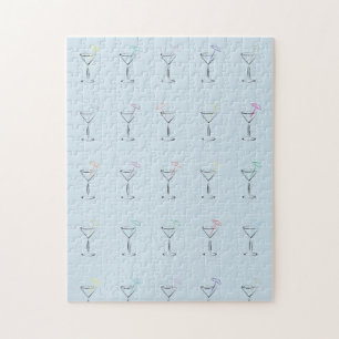 Cool Trendy Martini Glasses Legpuzzel