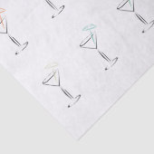 Cool Trendy Martini Glasses Tissuepapier (Detail)