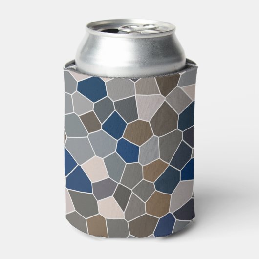 Cool trendy modern patroon blikjeskoeler (Blikje Voorkant)