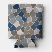 Cool trendy modern patroon blikjeskoeler (Voorkant)