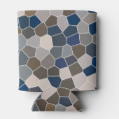 Cool trendy modern patroon blikjeskoeler (Achterkant)