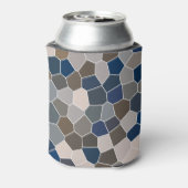Cool trendy modern patroon blikjeskoeler (Blikje Achterkant)