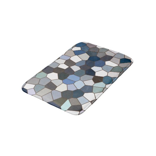 Cool Trendy Modern Pattern Badmat (Gekanteld)