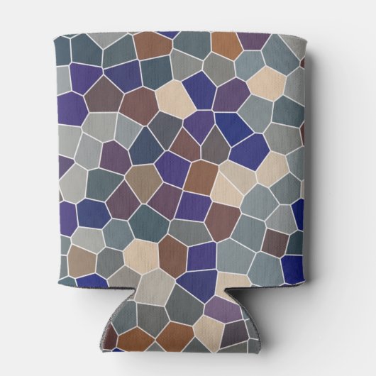 Cool Trendy Modern Pattern Blikjeskoeler (Achterkant)