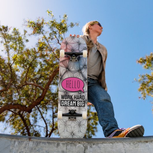 Cool Trendy Moderne Kleurrijke Patroon Skateboard (Buiten 1)