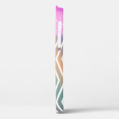 Cool Trendy Paarse Glitter Case-Mate iPhone Case (Achterkant / Links)