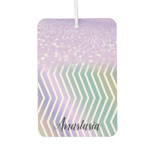 Cool Trendy Paarse Glitter Luchtverfrisser
