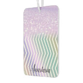 Cool Trendy Paarse Glitter Luchtverfrisser (Links)