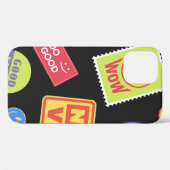 Cool Trendy Patches Design. Abstracte achtergrond  Case-Mate iPhone Case (Achterkant (horizontaal))