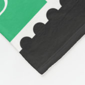 Cool Trendy Patches Design. Abstracte achtergrond Fleece Deken (Hoek)