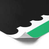 Cool Trendy Patches Design. Abstracte achtergrond Poster (Hoek)