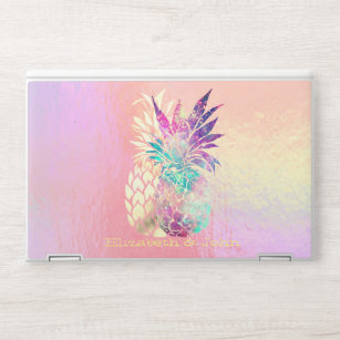 Cool Trendy Pineappel Holographic HP Laptopsticker