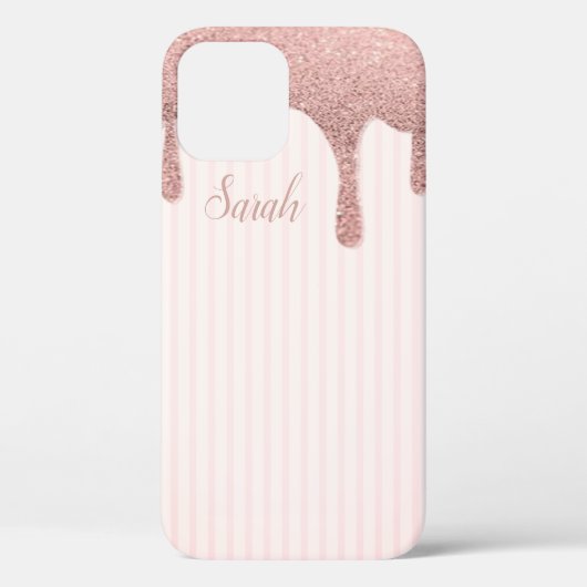Cool Trendy Pink Glitter Case-Mate iPhone Case (Achterkant)