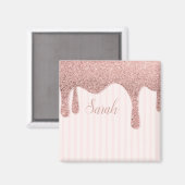 Cool Trendy Pink Glitter Magneet (Voorkant / Achterkant)