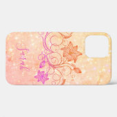 Cool Trendy Pink Hoesje-Mate iPhone Case (Achterkant (horizontaal))