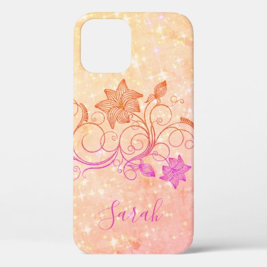 Cool Trendy Pink Hoesje-Mate iPhone Case (Achterkant)