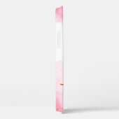 Cool Trendy Pink Owl Hoesje-Mate iPhone Case (Achterkant / Rechts)